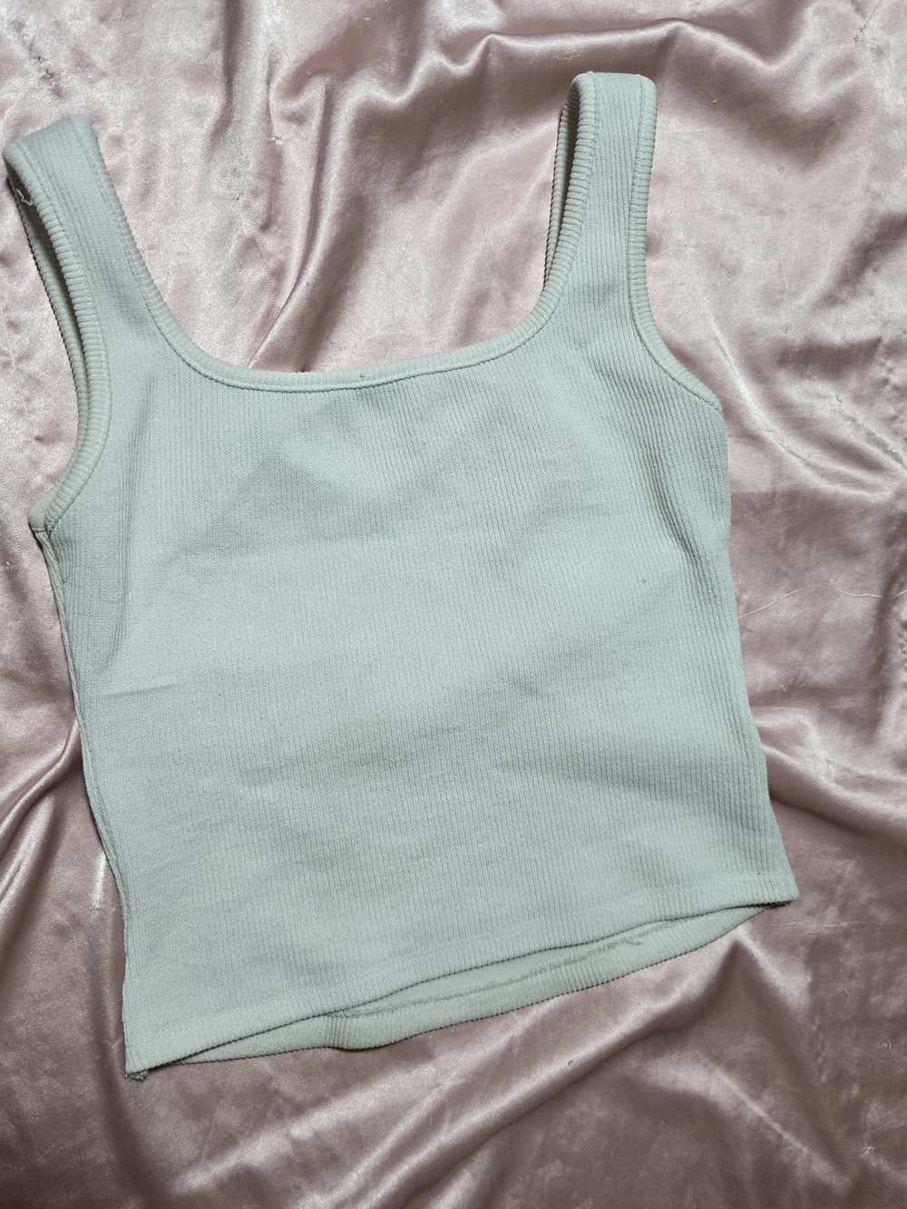 White Ribbed Tank Top - Picture 3 of 3